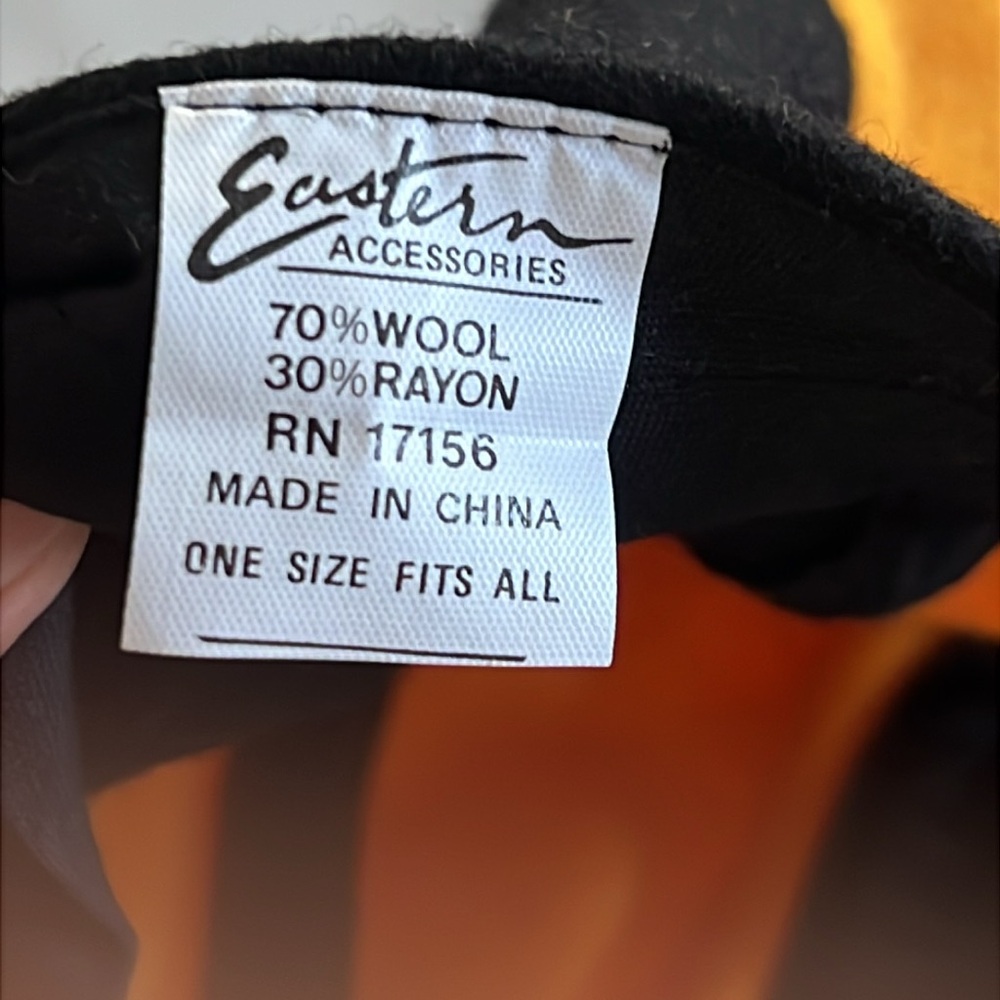 New Eastern Accessories Baseball Cap With Front Pocket 70% Wool, 30% Rayon View 5